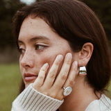 Reliquary Hoop Earrings